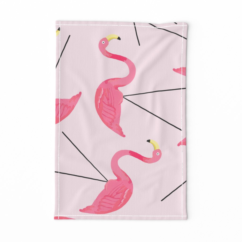 Large Lawn Flamingos - Pink