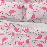 Large Lawn Flamingos - Pink