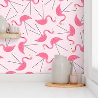 Large Lawn Flamingos - Pink