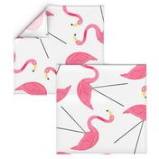 Large Lawn Flamingos 