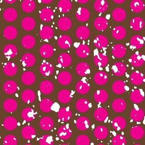 16-08b Pink Grunge Dot on Earth_Miss Chiff Designs