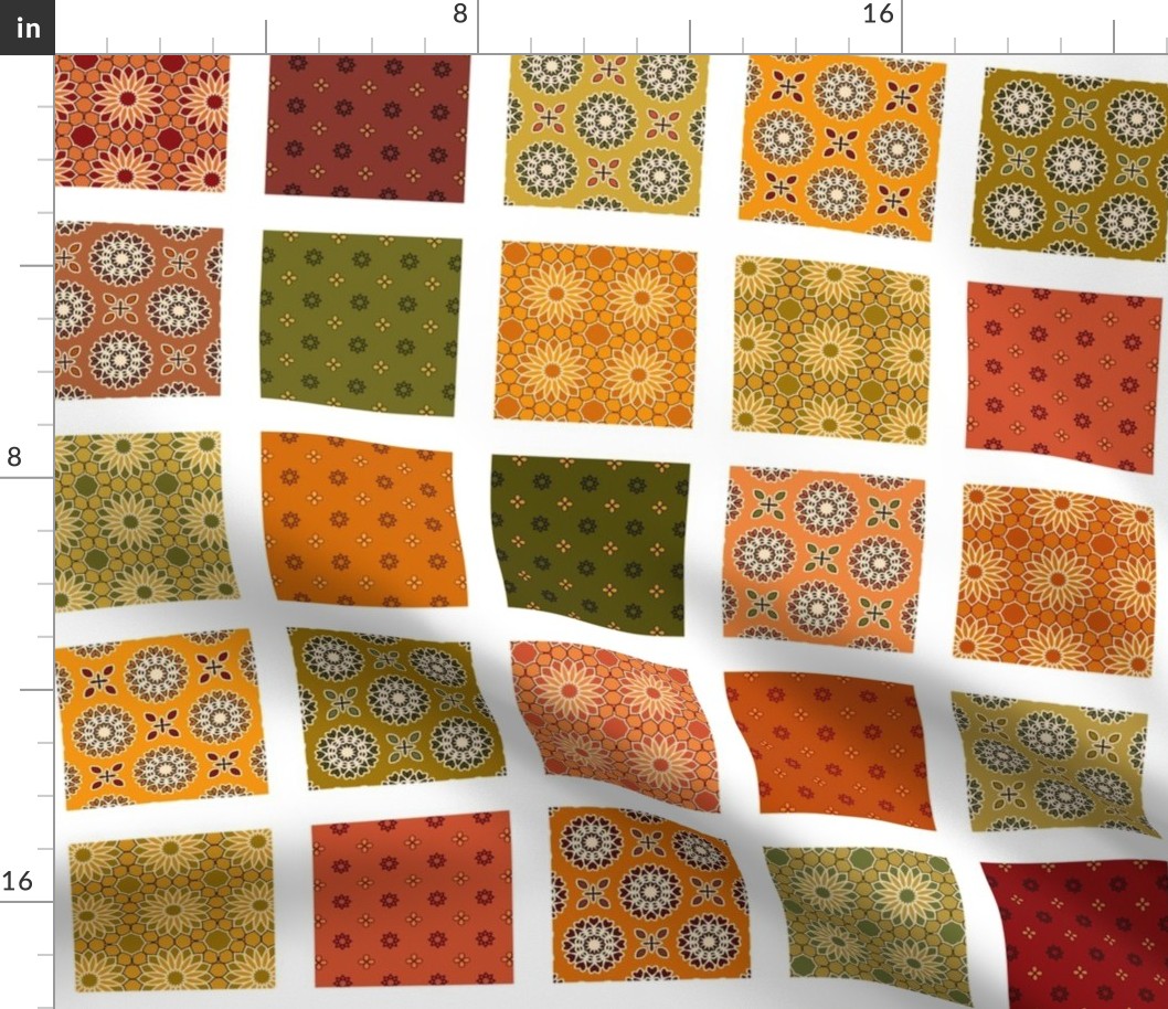 Winding Cotton Autumn Quilt