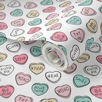 Conversation Candy Hearts Valentine Love  Tiny Small