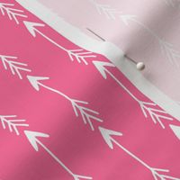 arrows // bright pink arrow fabric
