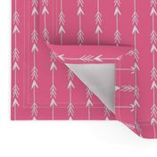 arrows // bright pink arrow fabric