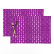 arrows // purple arrow fabric brights