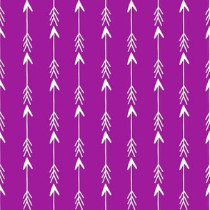 arrows // purple arrow fabric brights