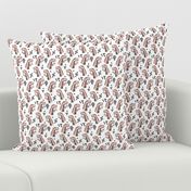 dinosaurs // pink dino fabric girls dinosuars design cute pastels pink dinosaur pink and grey