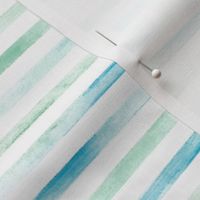 blue and green watercolor stripes