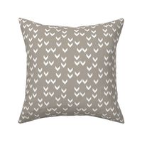 Taupe Scattered Chevron