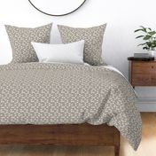 Taupe Scattered Chevron