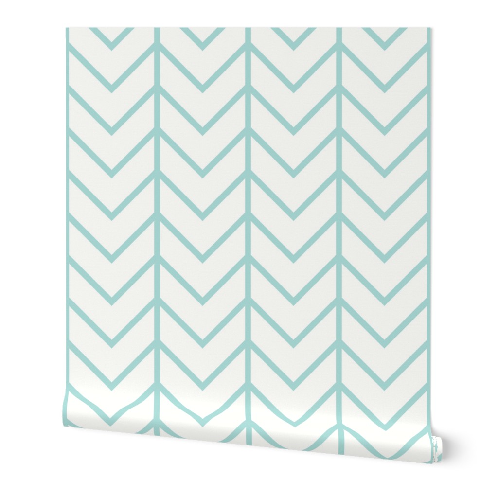 aqua chevron