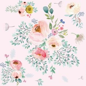 6" April Love / Full Bloom - Pink