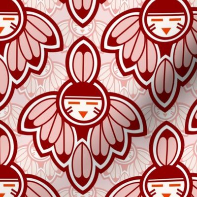 Earth Red Native motif
