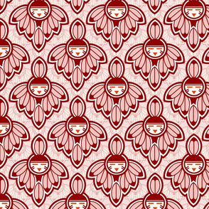 Earth Red Native motif