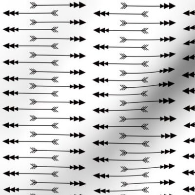 Black + White Arrows -n- Stripes