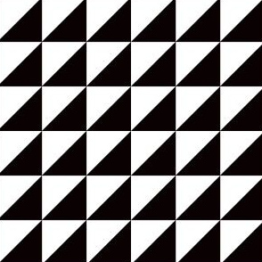 Geo Triangles in Black + White