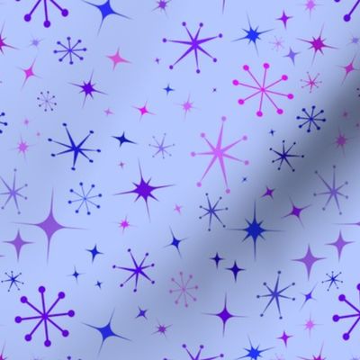 Atomic Starry Night in Purple