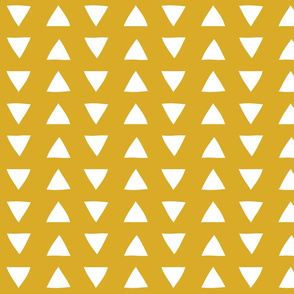 Gold Hand Drawn Triangles