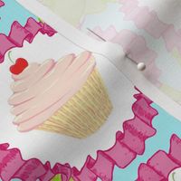 cupcakes and ribbons