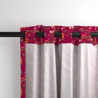 Embroidered Chinoiserie Ruby