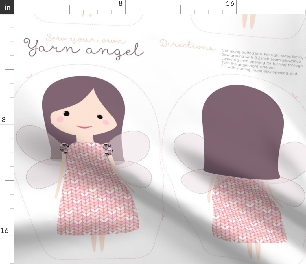 yarn angel cut and sew