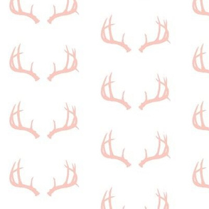 Deer Antlers in Blush Mini