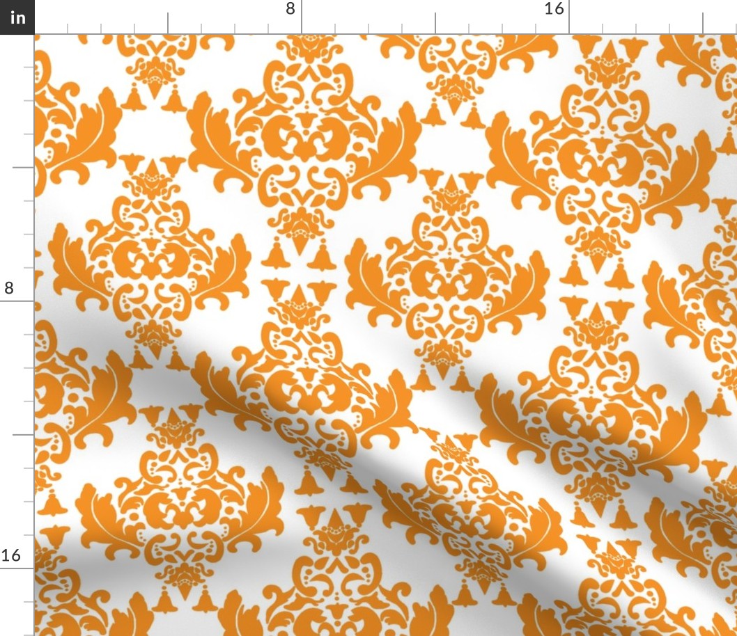 Delicious Damask in Orange