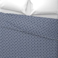 Starburst - Midcentury Modern Geometric Regular Scale Navy Blue