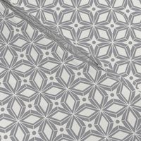 Starburst - Midcentury Modern Geometric Regular Scale Grey