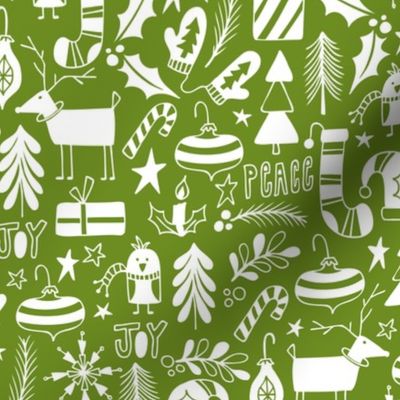 Peace & Joy Christmas - Green