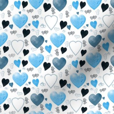 Blue hearts