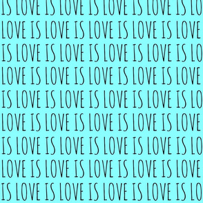 Love is Love Blue