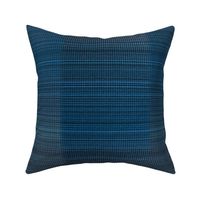 Warp weft cobalt blue ombre plaid