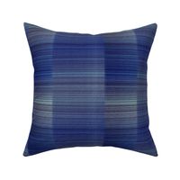 Warp weft cobalt blue ombre