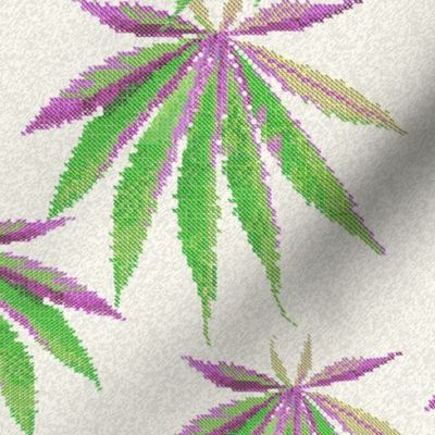 Cross-Stitch Cannabis