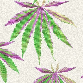 Cross-Stitch Cannabis