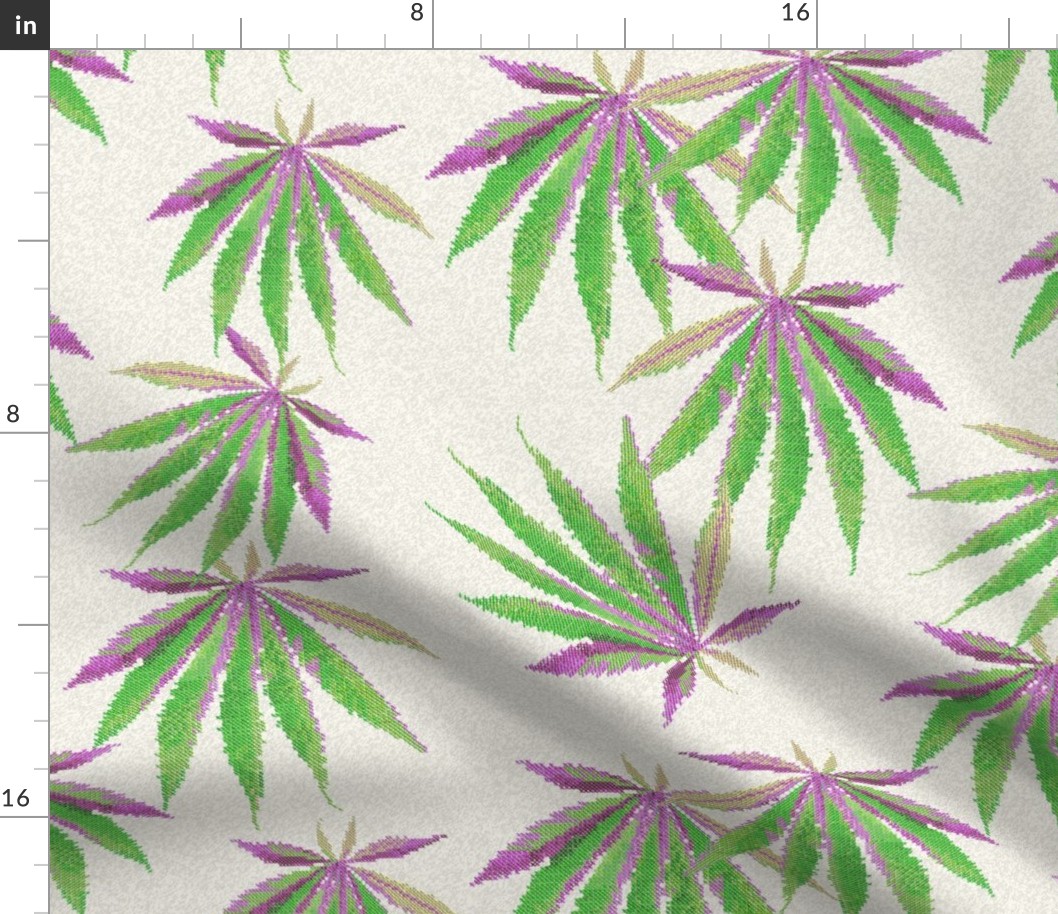 Cross-Stitch Cannabis