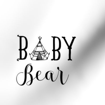 7" Baby Bear - Black