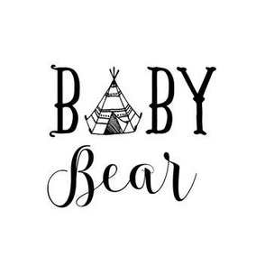 7" Baby Bear - Black