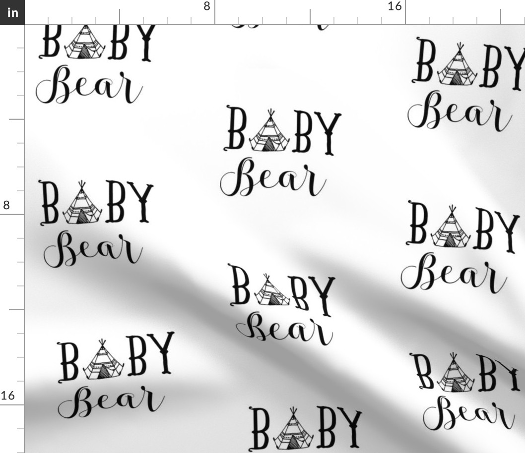 7" Baby Bear - Black