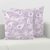 Purple paisley