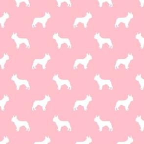 boston terrier silhouette fabric dog silhouette design - blossom