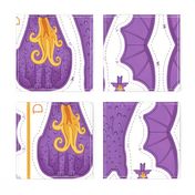 Dragon Cut and Sew Plushie - Purple