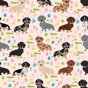 doxie easter egg fabric dachshund dogs fabric easter eggs