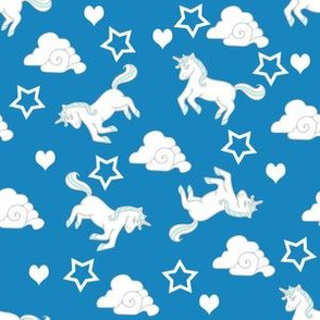 Unicorns Stars Hearts and Clouds, Always be Yourself...Unless You Can be a Unicorn