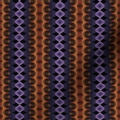 Purple Orange Abstract Stripes