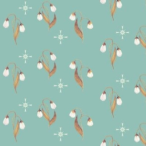 Lily in Toffee & Robins Egg Blue