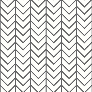 charcoal linen chevron