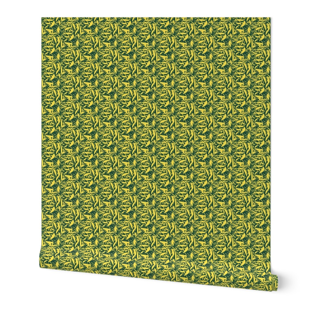  Lemon Crisp on Dark Vintage Green